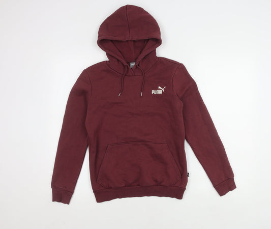 Mens UK Size S PUMA Purple Pullover Hoodie
