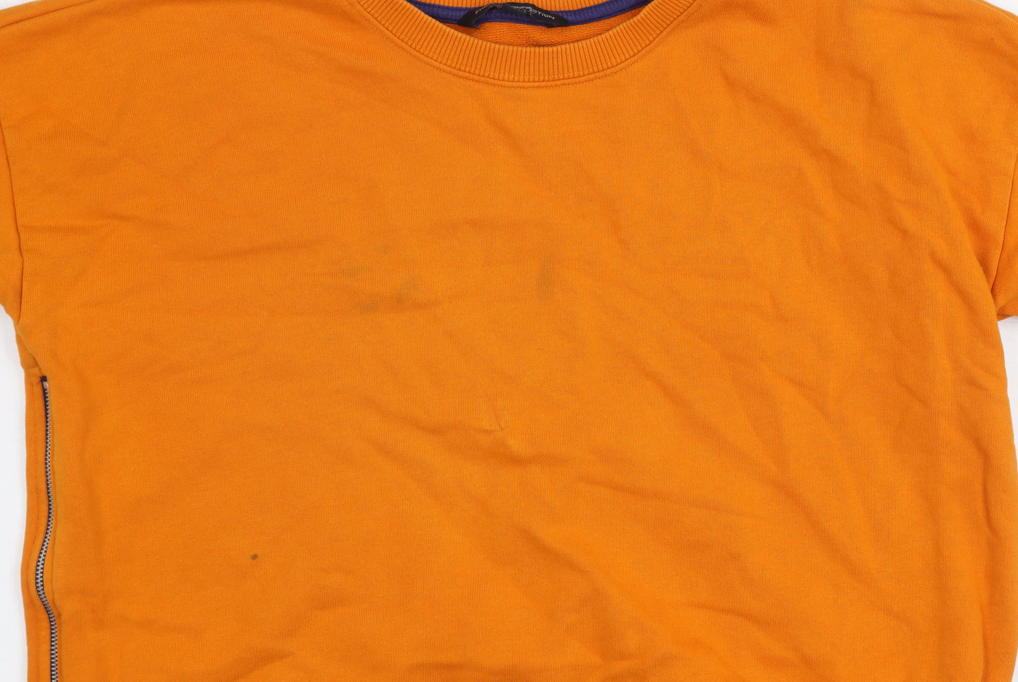 Womens UK Size M French Connection Orange Pullover Jumper