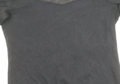 Decathlon Unisex XS Black Mock Neck Sweatshirt