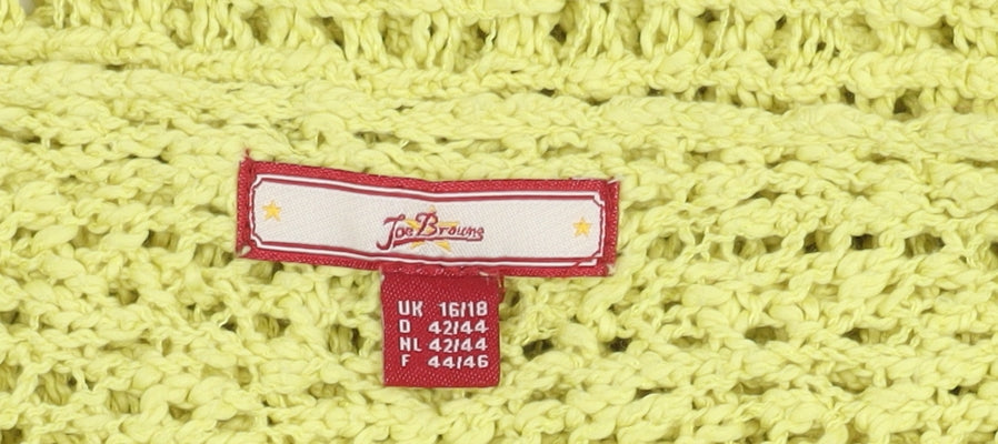 Joe Browns Women's Green Wrap Jumper Size 16 V-Neck