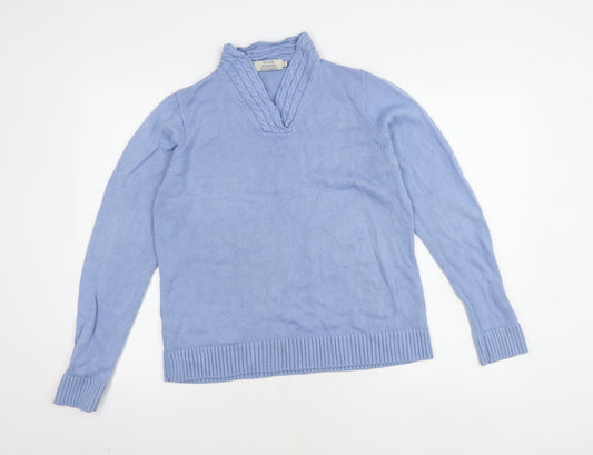 Womens UK Size M Honor Millburn Blue Pullover Jumper