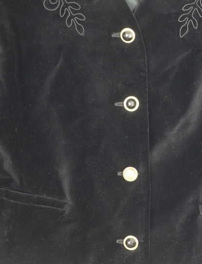 Womens UK Size 14 Equation Regular Black Suit Jacket