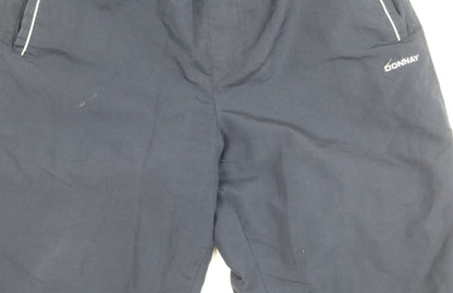 Donnay Men's Navy Activewear Trousers, M, Elastic Waist