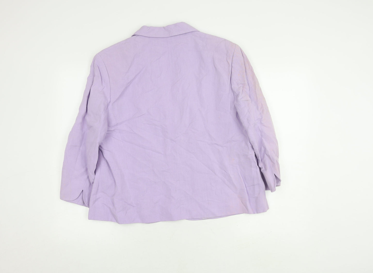 Womens UK Size 20 Alex & Co. Regular Purple Blazer