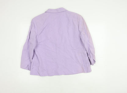 Womens UK Size 20 Alex & Co. Regular Purple Blazer