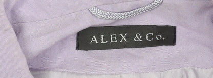 Womens UK Size 20 Alex & Co. Regular Purple Blazer