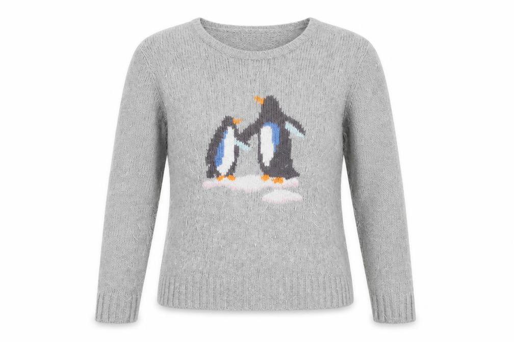 Womens UK Size M Cath Kidston Grey Pullover Jumper