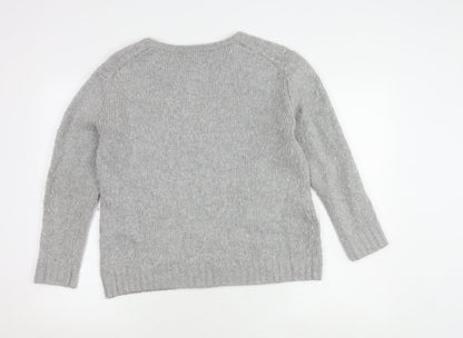 Womens UK Size M Cath Kidston Grey Pullover Jumper