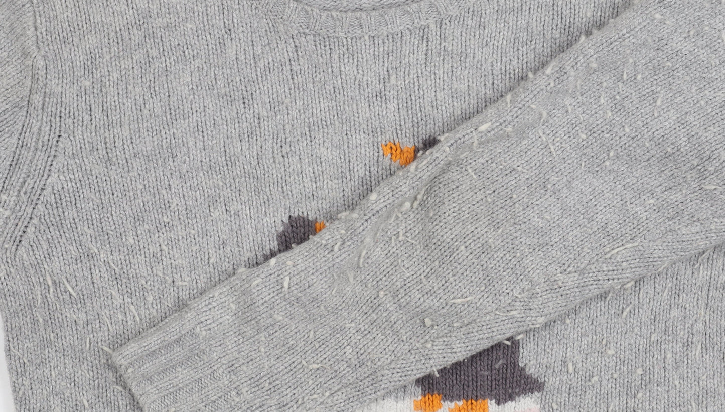 Womens UK Size M Cath Kidston Grey Pullover Jumper