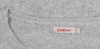 Womens UK Size M Cath Kidston Grey Pullover Jumper