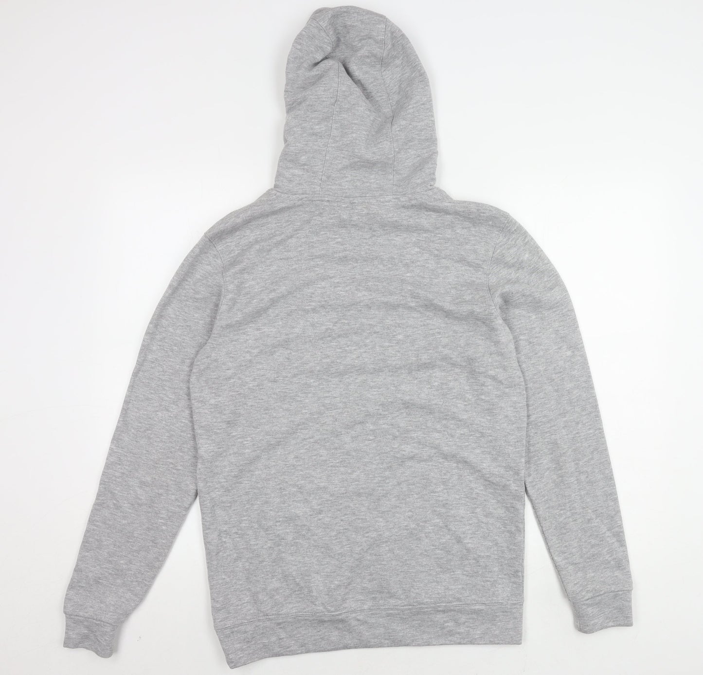 Mens UK Size S SikSilk Grey Pullover Hoodie