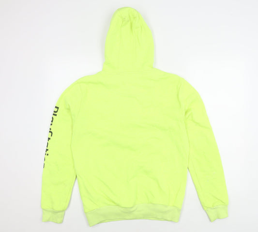 Mens UK Size S PlayStation Green Pullover Hoodie