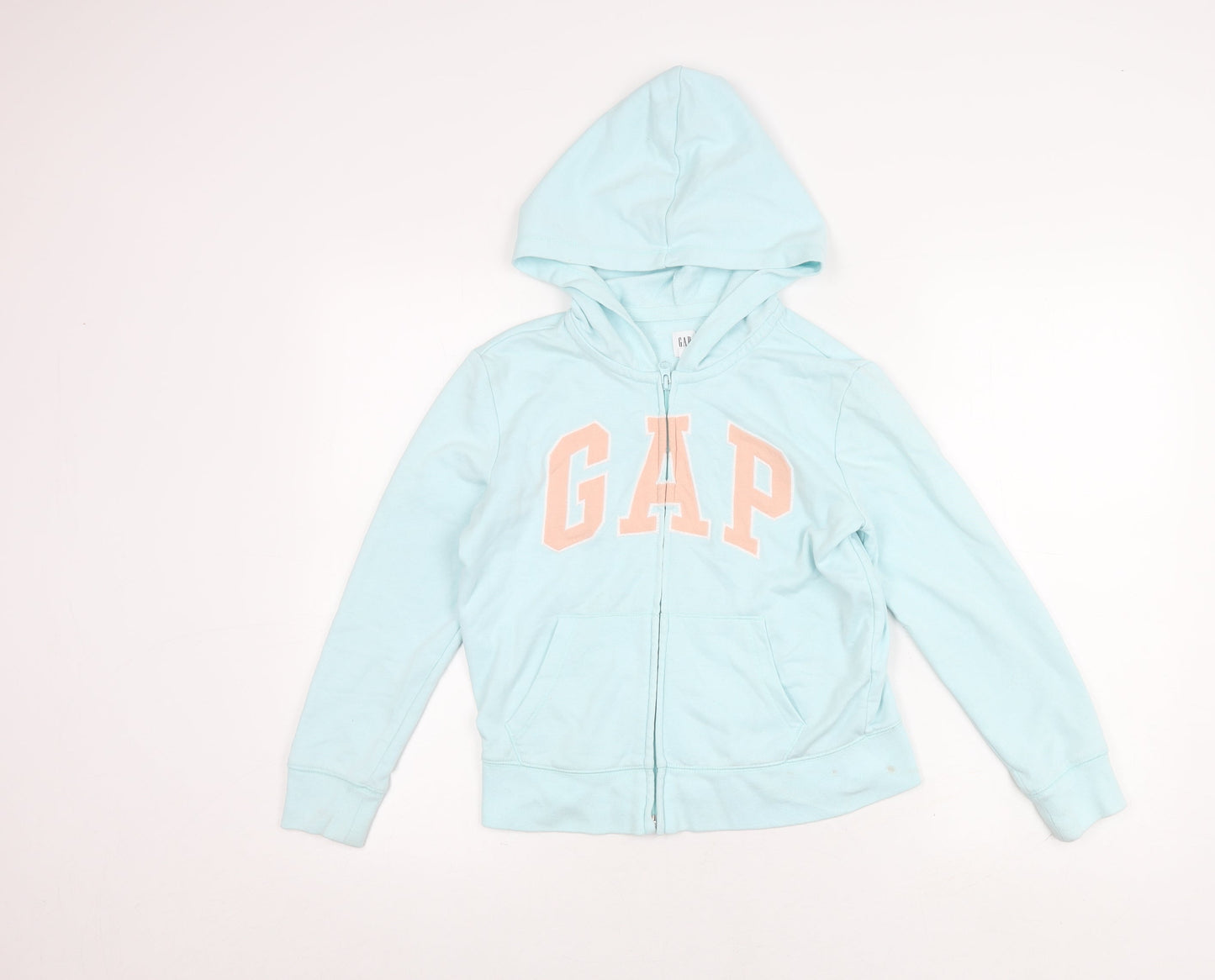 GAP Kids Girls Blue Hooded Basic Jacket 10-11 Years