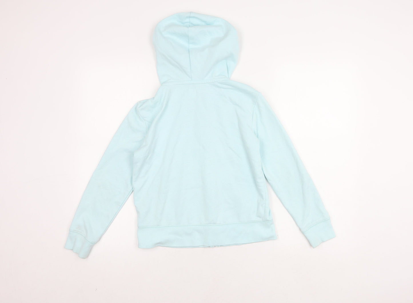 GAP Kids Girls Blue Hooded Basic Jacket 10-11 Years