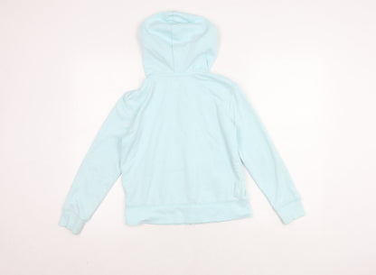 GAP Kids Girls Blue Hooded Basic Jacket 10-11 Years
