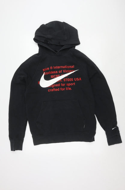 Mens UK Size S Nike Black Pullover Hoodie