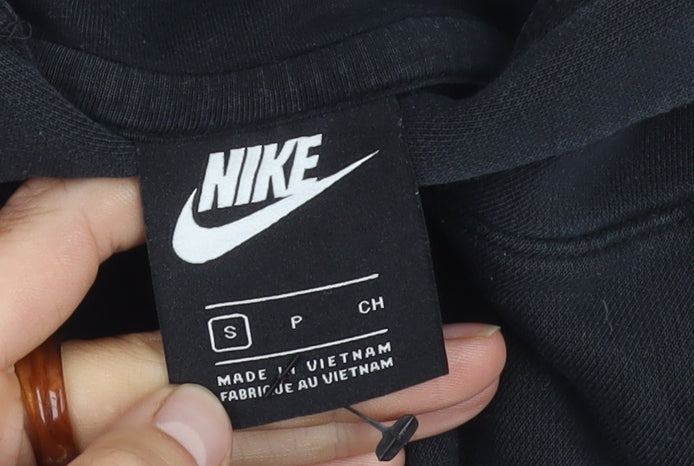 Mens UK Size S Nike Black Pullover Hoodie