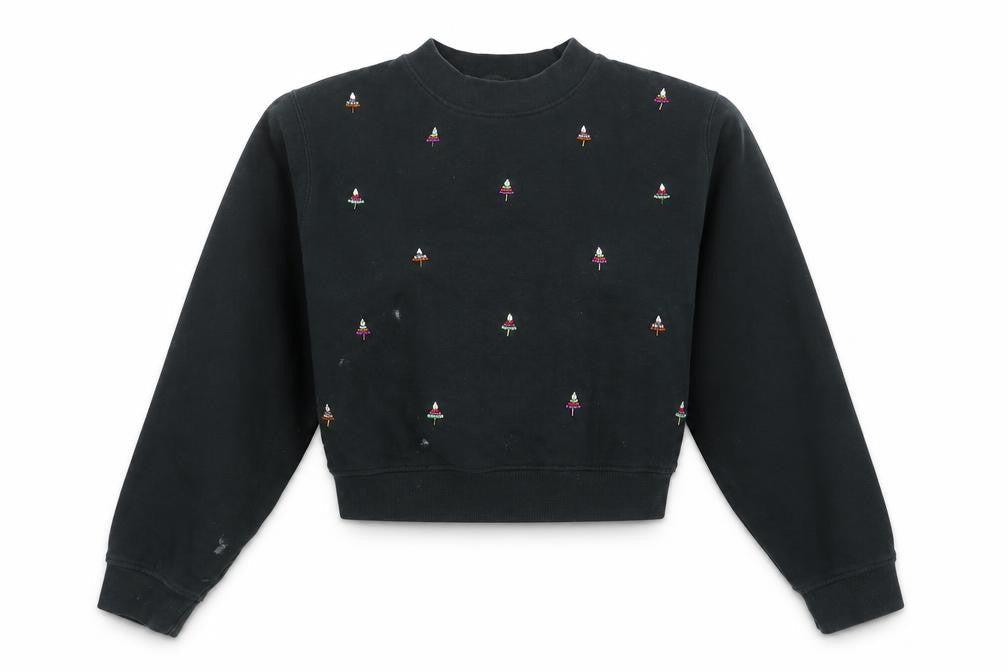 Womens UK Size XS French Connection Black Pullover Jumper