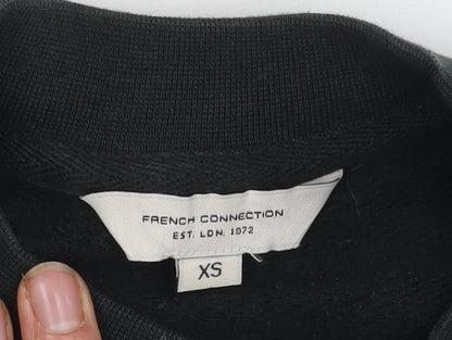 Womens UK Size XS French Connection Black Pullover Jumper