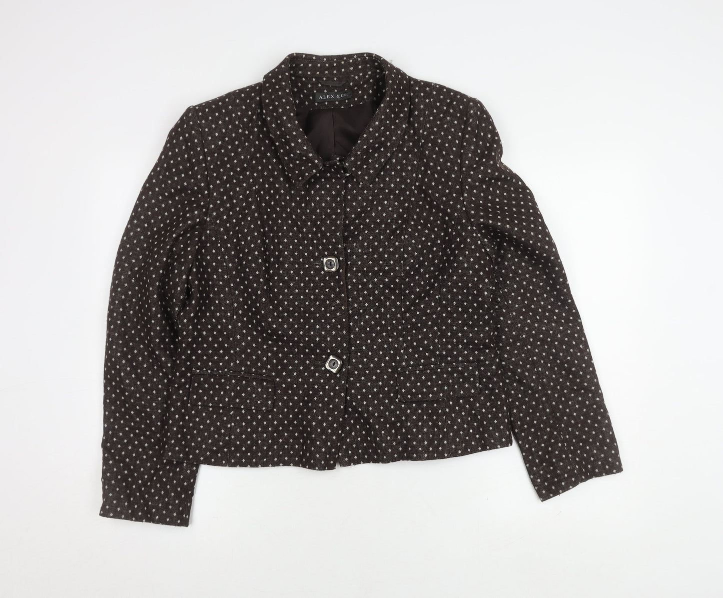 Womens UK Size 14 Alex & Co. Regular Black Blazer