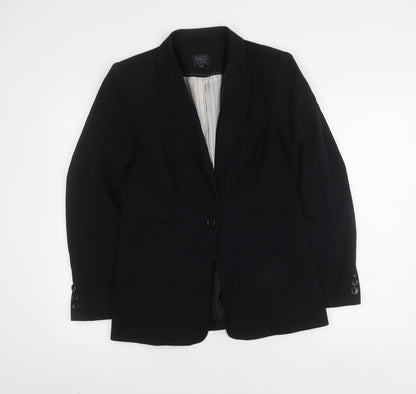 Marks and Spencer Women's Black 12 Blazer, Classic Style