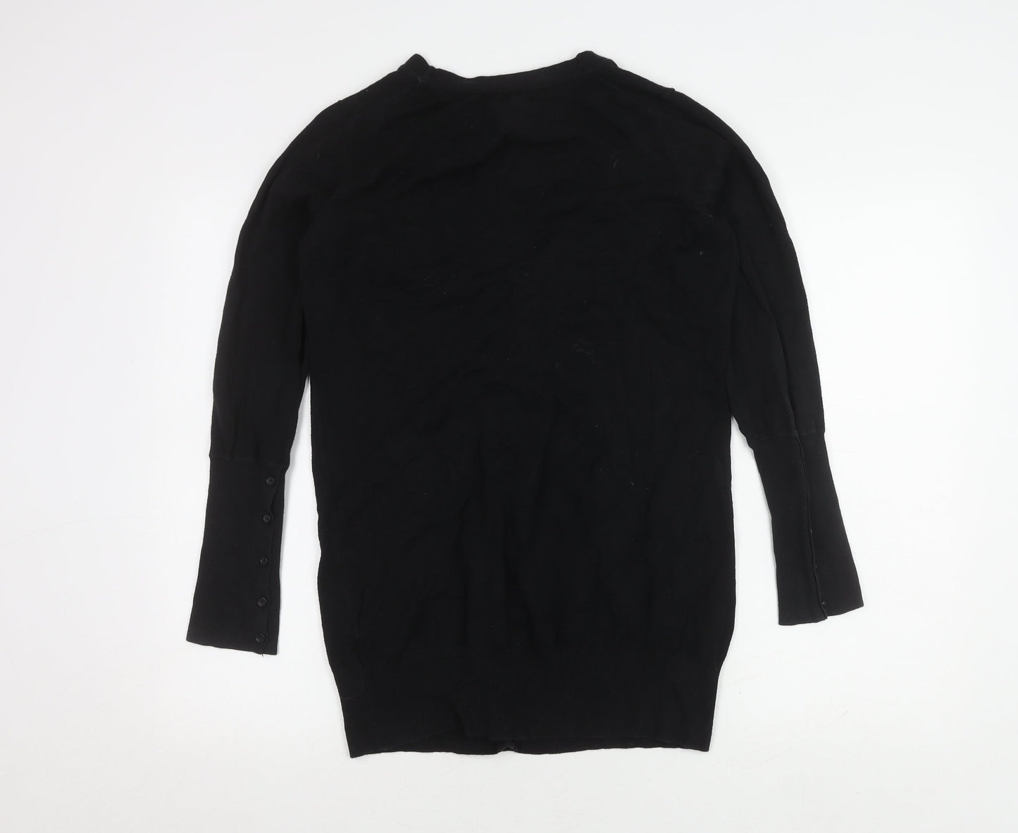 Womens UK Size 12 Oasis Black Cardigan Jumper