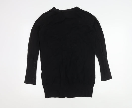 Womens UK Size 12 Oasis Black Cardigan Jumper