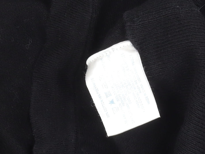 Womens UK Size 12 Oasis Black Cardigan Jumper