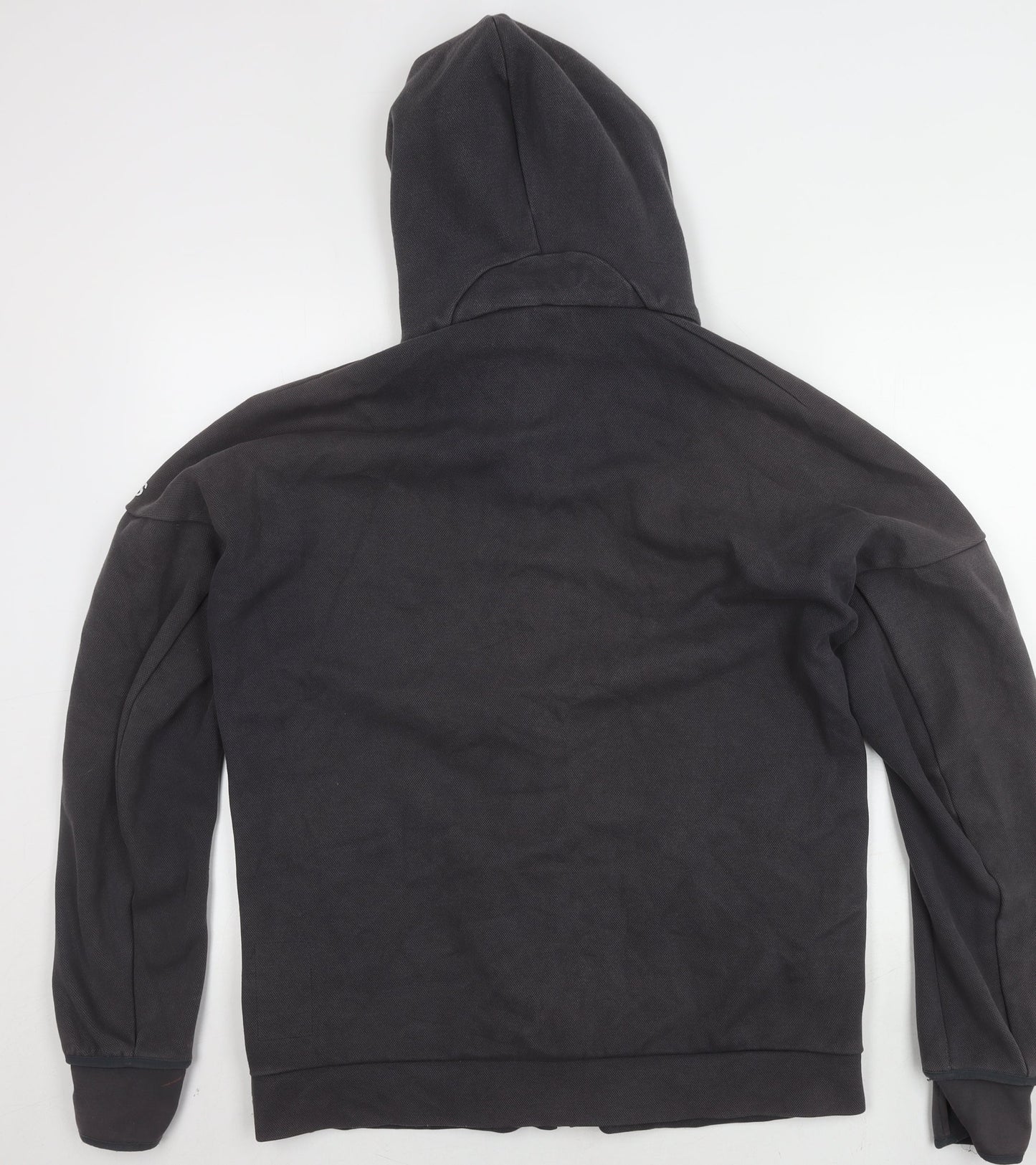 Adidas Men's Black Basic Hooded Jacket Size L