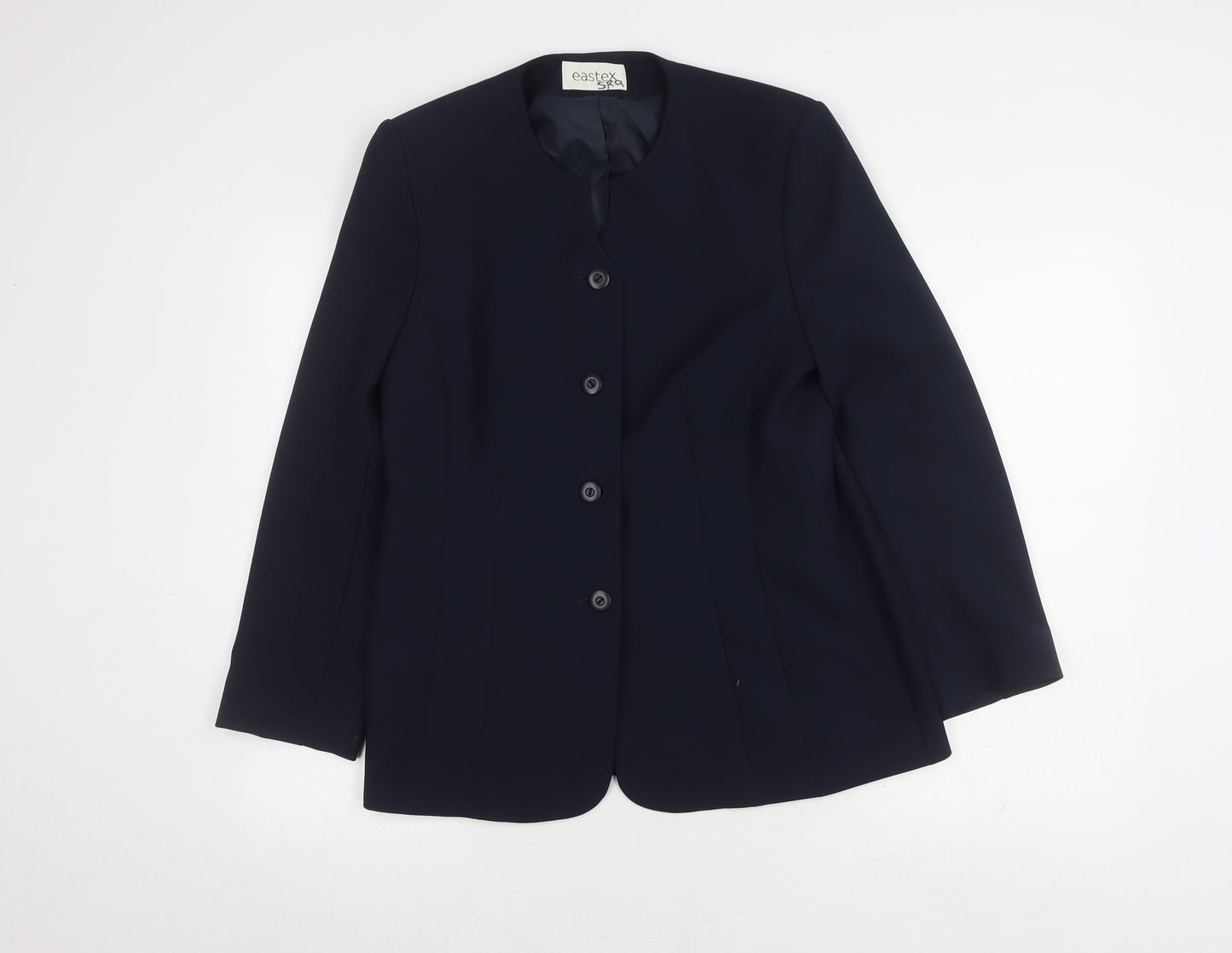 Eastex Women's Blue Suit Jacket, Size 12, Lined