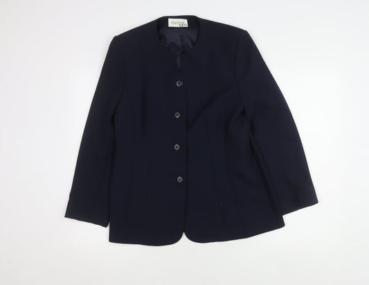Eastex Women's Blue Suit Jacket, Size 12, Lined