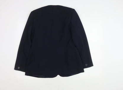 Eastex Women's Blue Suit Jacket, Size 12, Lined