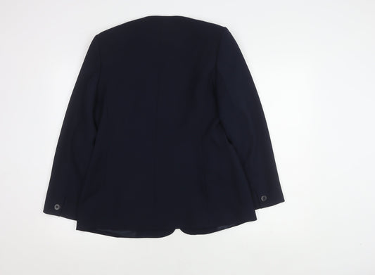 Eastex Women's Blue Suit Jacket, Size 12, Lined