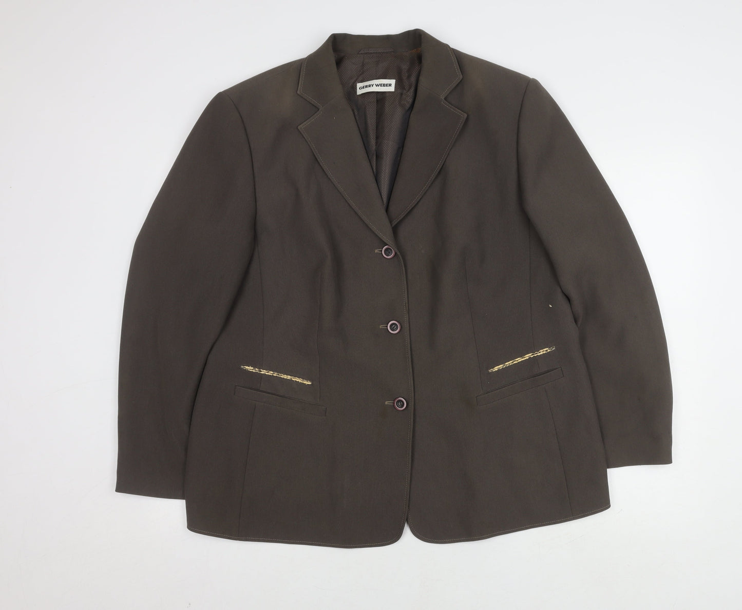 Gerry Weber Women's Brown Skirt Suit, Size 18 UK