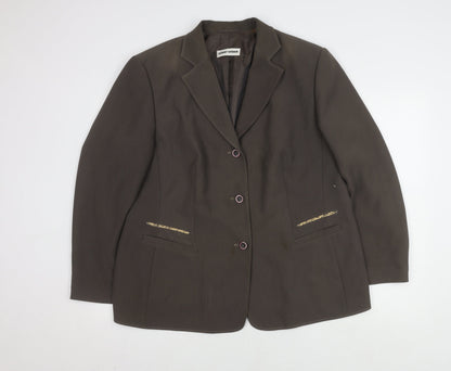 Gerry Weber Women's Brown Skirt Suit, Size 18 UK
