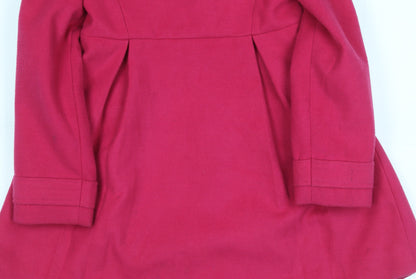 Mini Club Girls Pink Faux Fur Trim Coat 5-6 Years