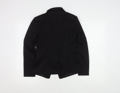H&M Women's Black Blazer, Size 2, Elegant Fit