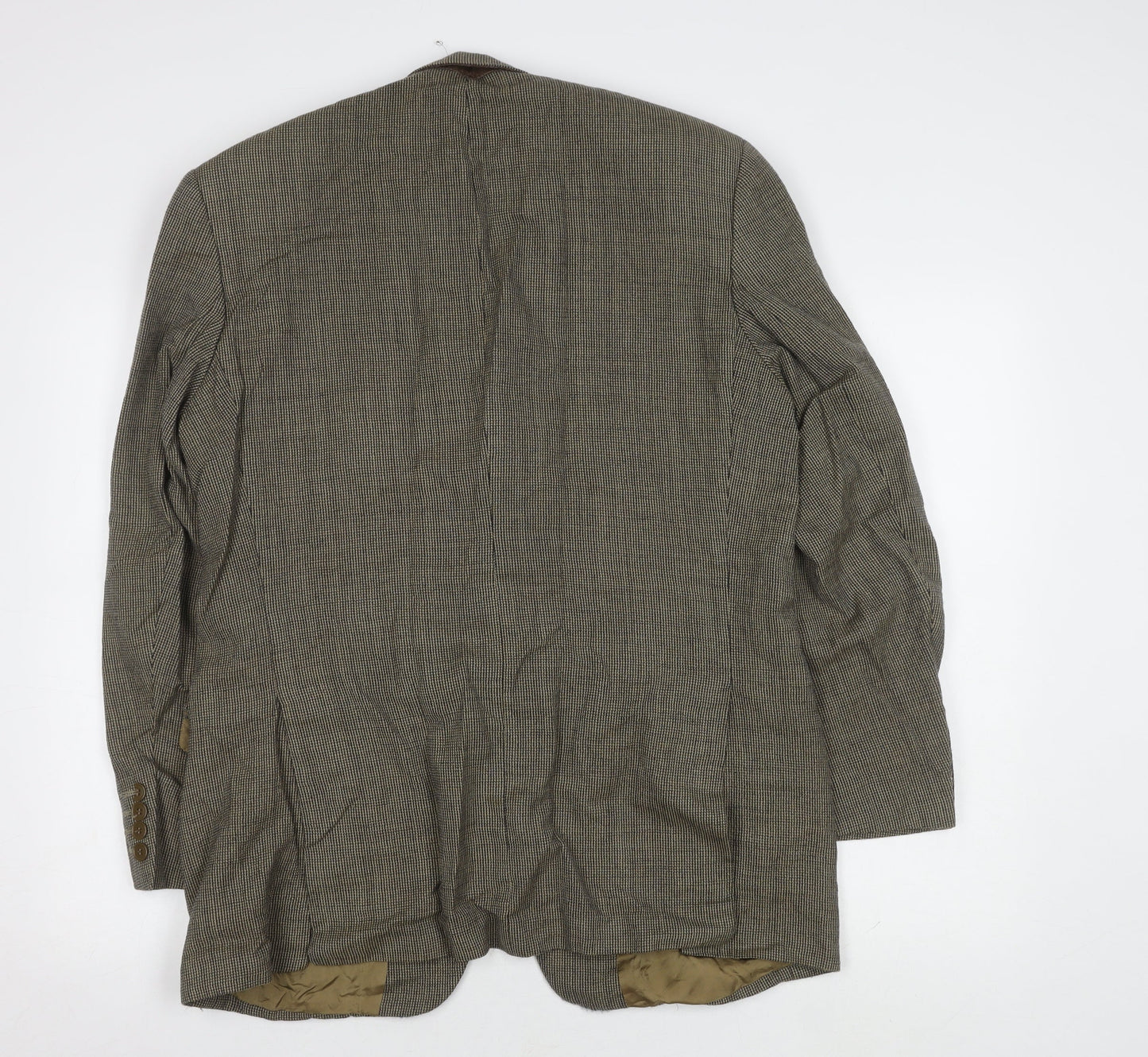 Mens UK Size 38 Savoy Taylors Guild Regular Brown Suit Jacket