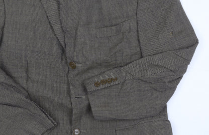 Mens UK Size 38 Savoy Taylors Guild Regular Brown Suit Jacket
