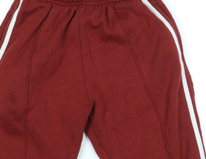 PrettyLittleThing Red Jogger Trousers Women Size 4