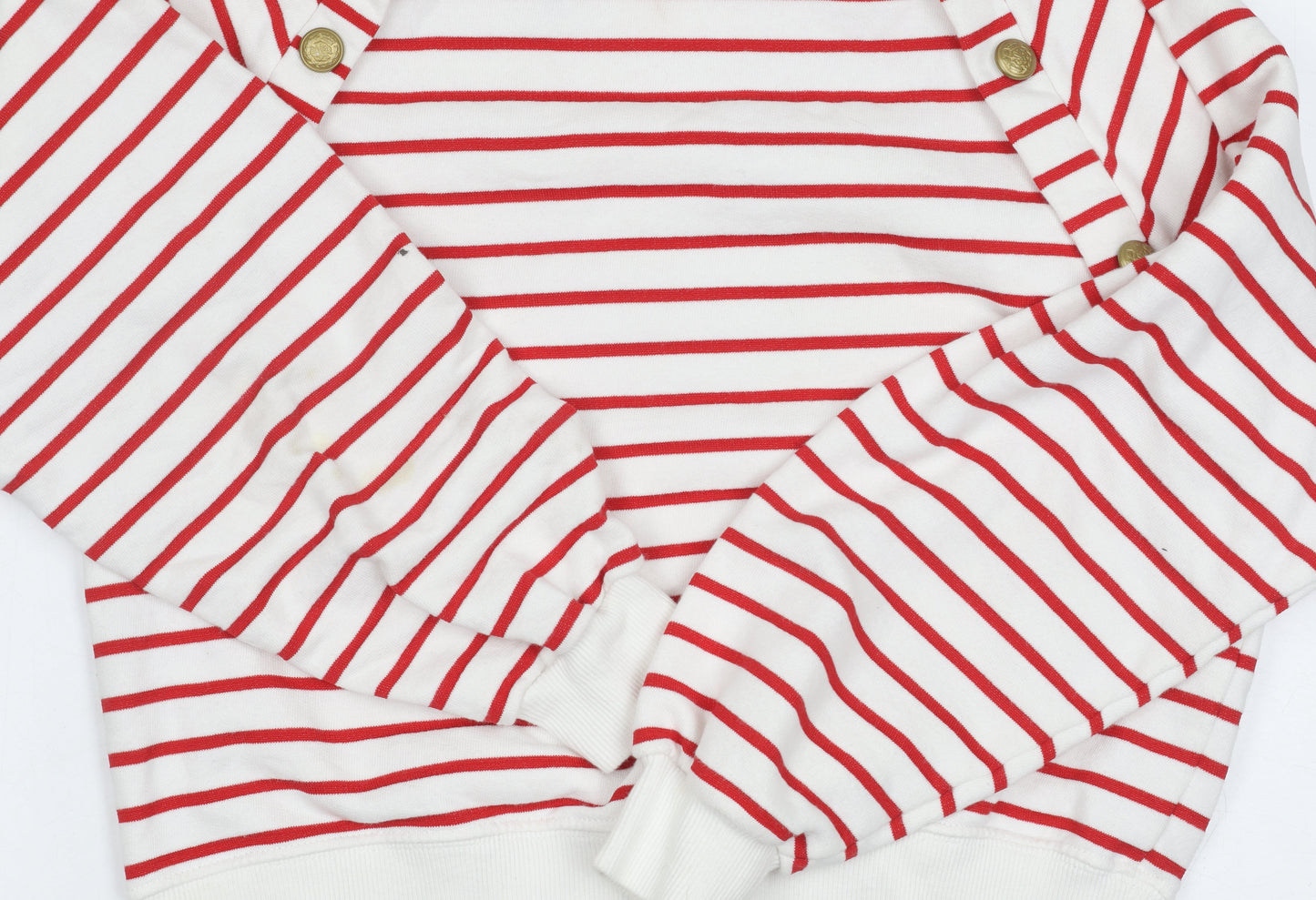 Zara Girls Red Striped Jumper, 13/14 Yrs, Lightweight Knit
