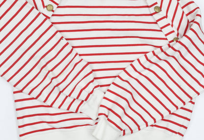 Zara Girls Red Striped Jumper, 13/14 Yrs, Lightweight Knit