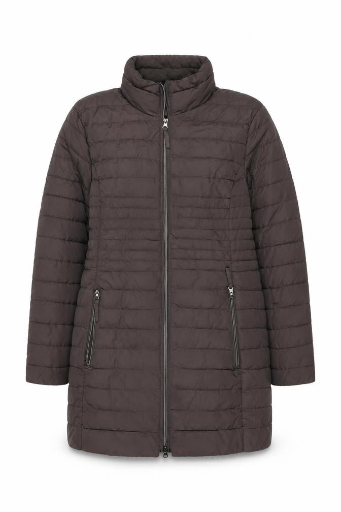 Womens UK Size 16 C&A Grey Puffer Jacket