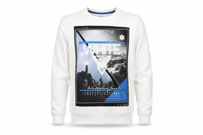 Mens UK Size M New Look White Pullover Sweatshirt