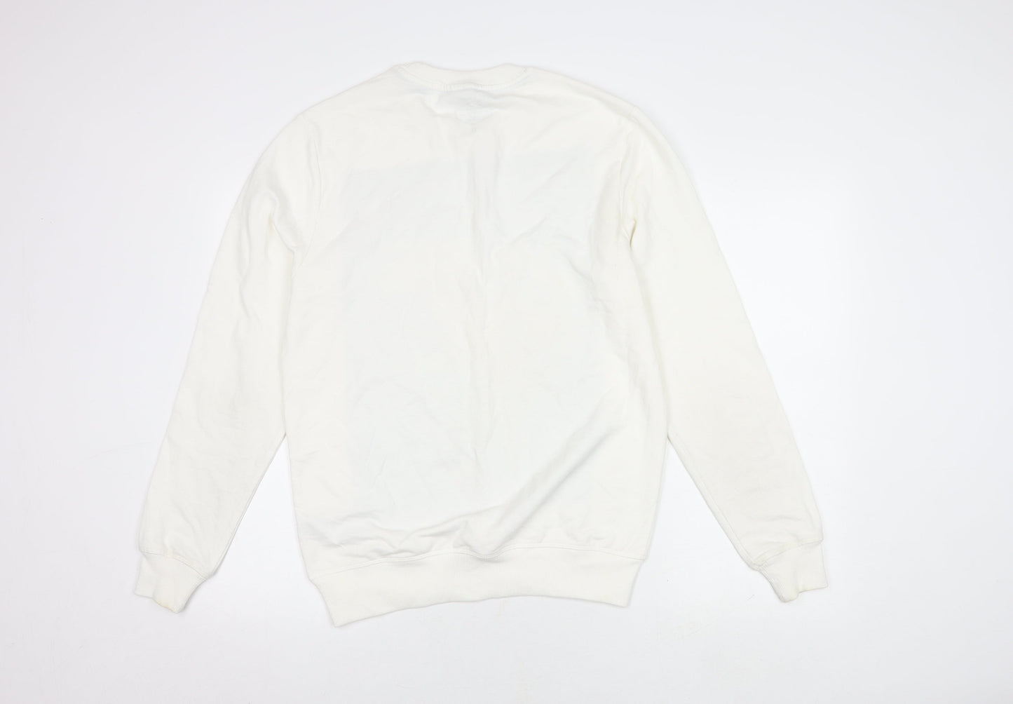 Mens UK Size M New Look White Pullover Sweatshirt