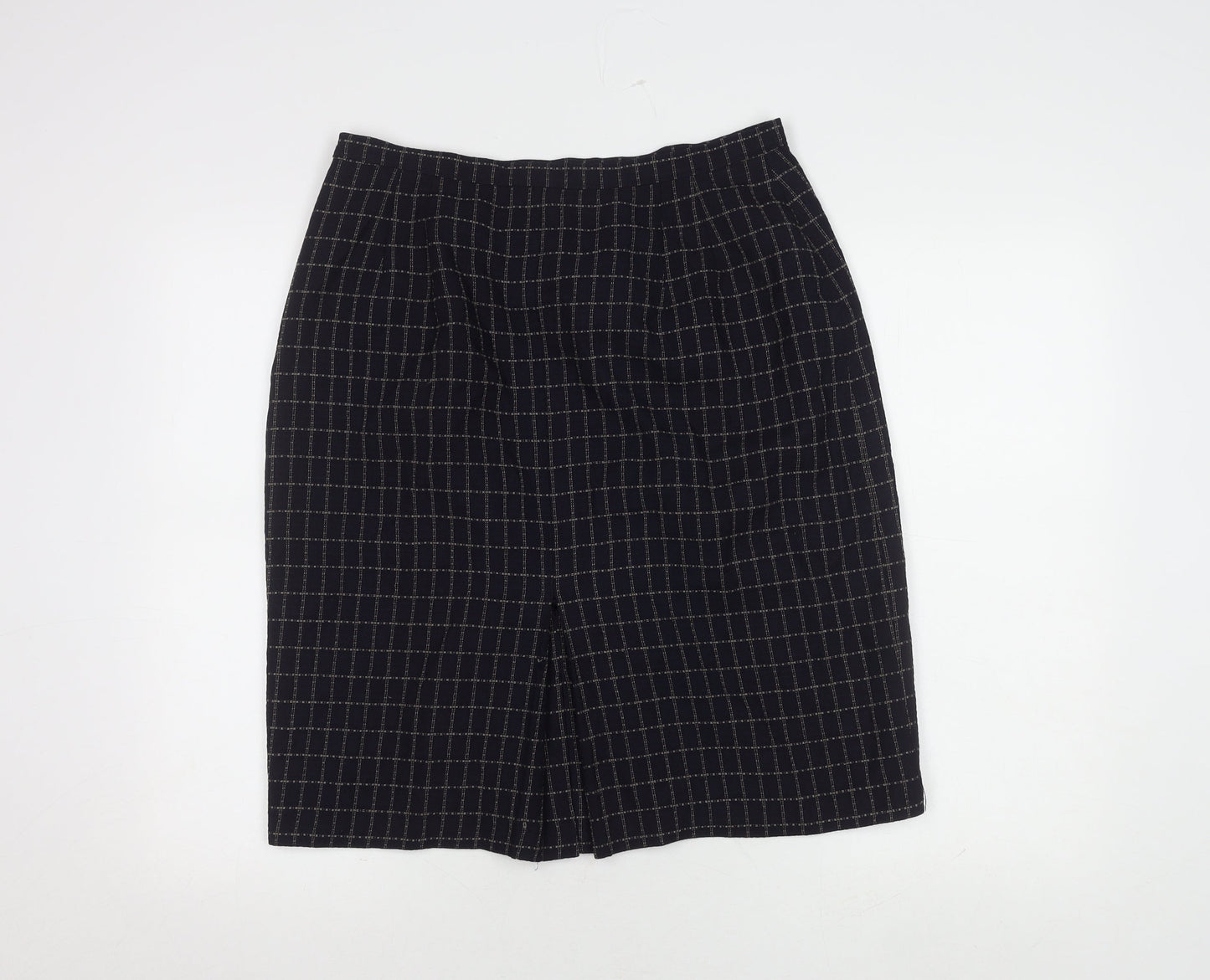 Alexon Women’s Blue Check Pencil Skirt Size 16
