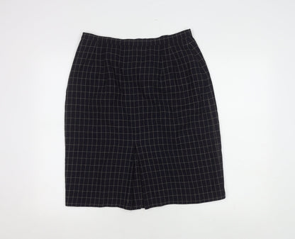 Alexon Women’s Blue Check Pencil Skirt Size 16
