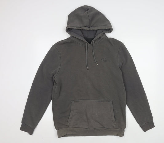 Mens UK Size M River Island Grey Pullover Hoodie