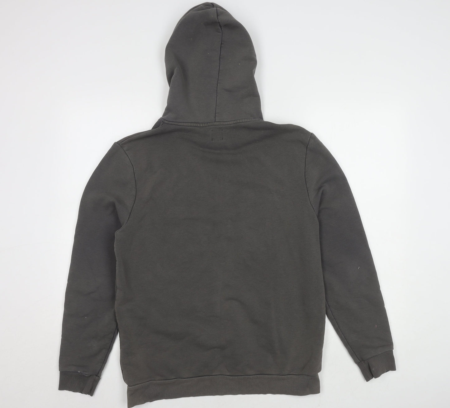 Mens UK Size M River Island Grey Pullover Hoodie