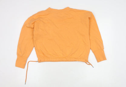 Womens UK Size S John Lewis Orange Pullover Sweatshirt